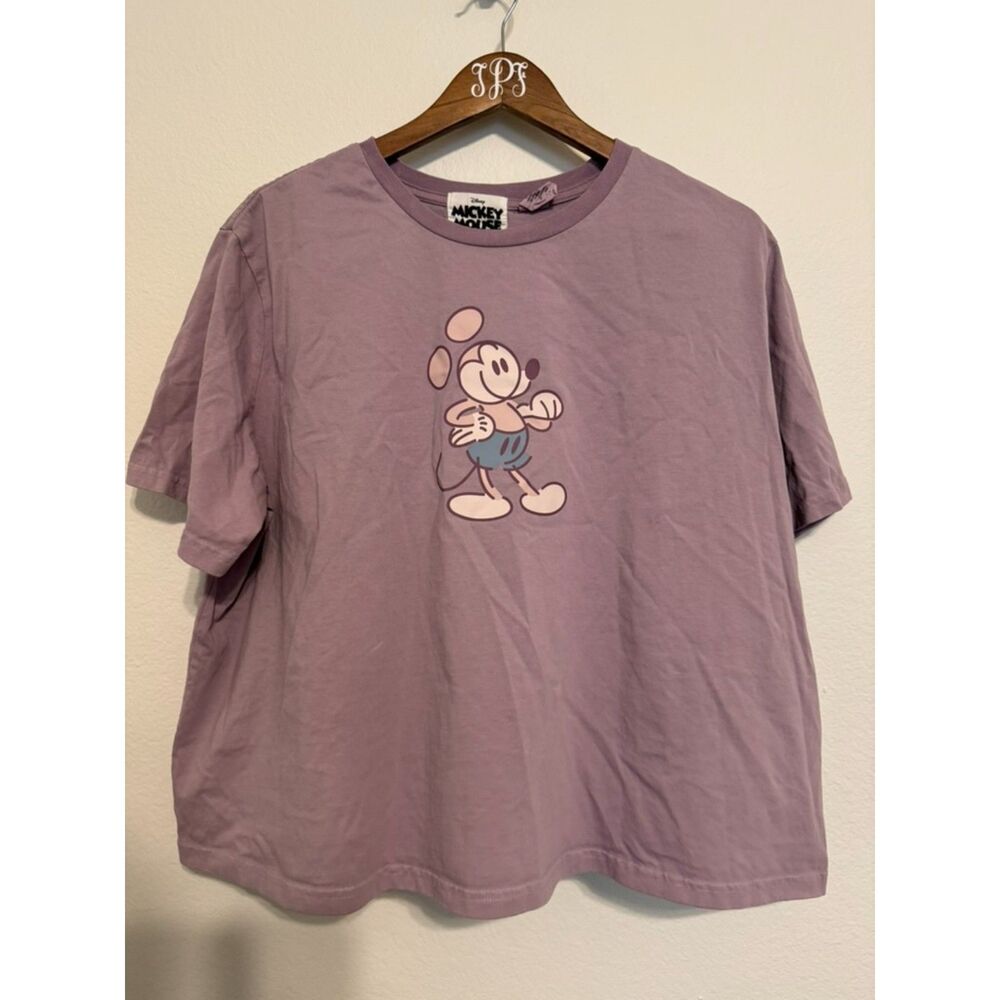 Womans Plus size Mickey Mouse crop top shirt size 1X